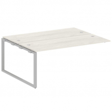 Metal System Проходной элемент рабочей станции на О-образном м/к БО.ПРС-СП-2.5 Дуб Наварра/Металл Се