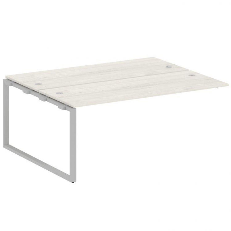 Metal System Проходной элемент рабочей станции на О-образном м/к БО.ПРС-СП-2.5 Дуб Наварра/Металл Се