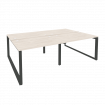 Onix Рабочая станция на О-образном м/к O.MO-D.RS-4.2.8 Денвер Светлый/Металл Антрацит 2360*1635*750
