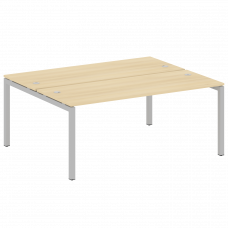 Metal System Quattro Рабочая станция на П-образном м/к 50БП.РАС-СП-2.5 Акация Лорка/Металл Серый 180