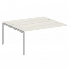 Metal System Quattro Проходной элемент рабочей станции на П-образном м/к 40БП.ПРС-СП-2.4 Дуб Наварра