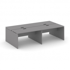 Стайл Проджект Рабочая станция двухсторонняя SN-D.DRS-033 Серый Пепел/Черный Заглушка 2760*1232*750