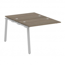 Metal System Проходной элемент рабочей станции на А-образном м/к БА.ПРС-СП-2.1 Вяз Благородный/Метал