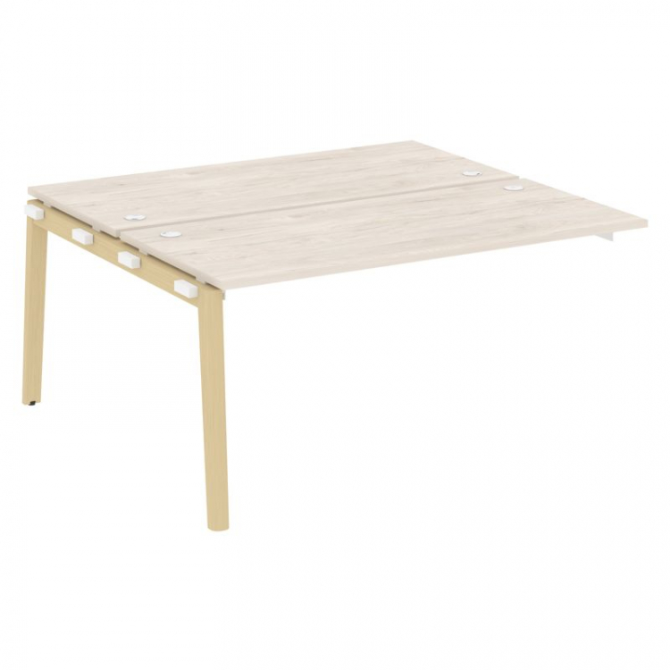 Onix Wood Наборный эл. раб. станции OW.2.NRS-4.7 Денвер Светлый/Дуб Светлый/Металл Белый 1580*1475*7