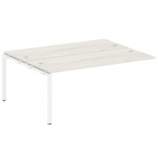 Metal System Проходной элемент рабочей станции на П-образном м/к БП.ПРС-СП-2.5 Дуб Наварра/Металл Бе