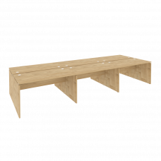 Onix Рабочая станция O.D.RS-6.3.7 Тиквуд Светлый 4140*1475*750