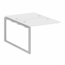 Metal System Проходной элемент рабочей станции на О-образном м/к БО.ПРС-СП-2.1 Белый/Металл Серый 10