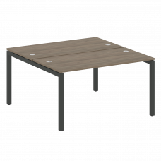 Metal System Quattro Рабочая станция на П-образном м/к 50БП.РАС-СП-2.3 Вяз Благородный/Металл Антрац
