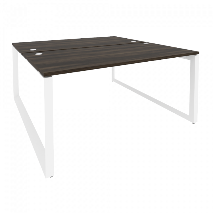 Onix Рабочая станция на О-образном м/к O.MO-D.RS-2.4.8 Дуб Мали/Металл Белый 1580*1635*750