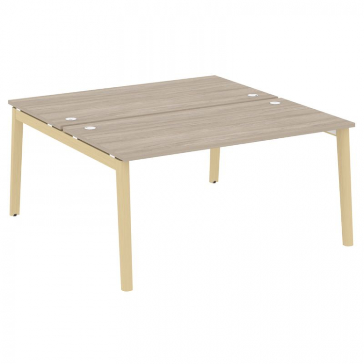 Onix Wood Рабочая станция OW.D.RS-2.4.8 Дуб Аттик/Дуб Светлый/Металл Белый 1580*1635*750