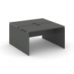 Style Project Рабочая станция 2-х сторон. SN-D.DRS-014 Антрацит/Черная Заглушка 1580*1432*750