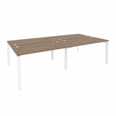 Onix Рабочая станция на П-образном м/к O.MP-D.RS-4.3.7 Дуб Аризона/Металл Белый 2760*1475*750
