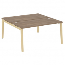 Onix Wood Рабочая станция OW.D.RS-2.4.8 Дуб Аризона/Дуб Светлый/Металл Белый 1580*1635*750