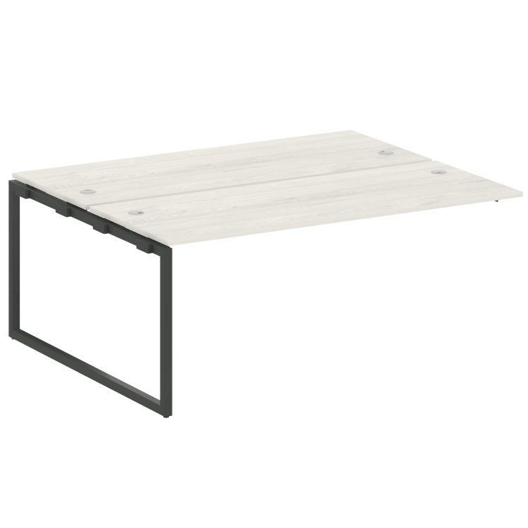 Metal System Quattro Проходной элемент рабочей станции на О-образном м/к 40БО.ПРС-СП-2.5 Дуб Наварра