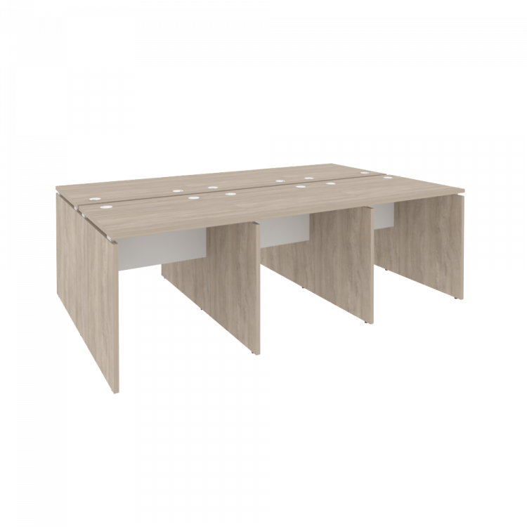 Onix Рабочая станция O.D.RS-6.0.7 Дуб Аттик/Белый Бриллиант 2340*1475*750