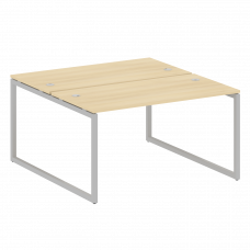 Metal System Quattro Рабочая станция на О-образном м/к 40БО.РАС-СП-2.3 Акация Лорка/Металл Серый 140