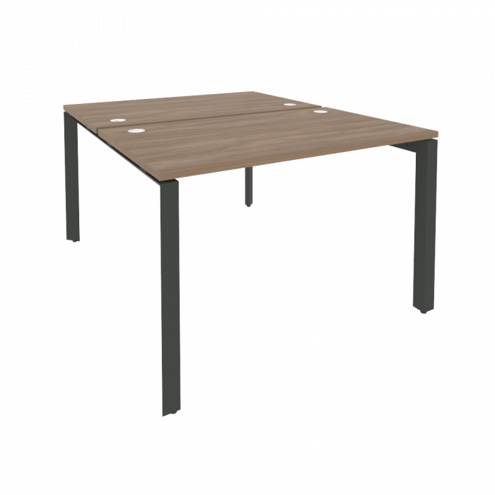 Onix Рабочая станция на П-образном м/к O.MP-D.RS-2.2.7 Дуб Аризона/Металл Антрацит 1180*1475*750