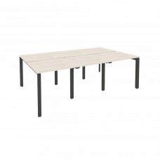 Onix Рабочая станция на П-образном м/к O.MP-D.RS-6.0.7 Денвер Светлый/Металл Антрацит 2340*1475*750