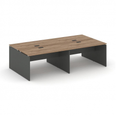 Style Project Рабочая станция 2-х сторон. SN-D.DRS-051 Дуб Табак/Антрацит/Черная Заглушка 1960*1632*