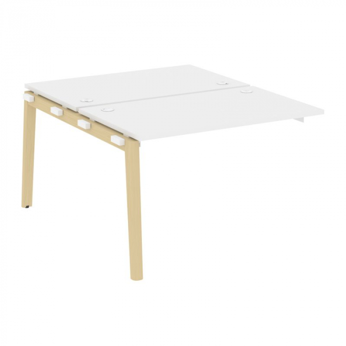 Onix Wood Наборный эл. раб. станции OW.2.NRS-2.7 Белый Бриллиант/Дуб Светлый/Металл Белый 1180*1475*