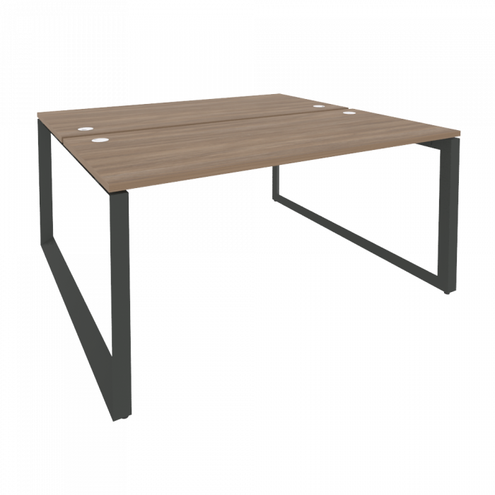 Onix Рабочая станция на О-образном м/к O.MO-D.RS-2.4.7 Дуб Аризона/Металл Антрацит 1580*1475*750