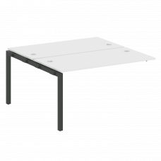 Metal System Quattro Проходной элемент рабочей станции на П-образном м/к 50БП.ПРС-СП-2.3 Белый/Метал