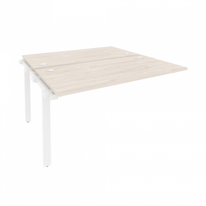 Onix Наборный элемент рабочей станции на м/к O.M-2.NRS-3.7 Денвер Светлый/Металл Белый 1380*1475*750