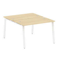 Metal System Рабочая станция на А-образном м/к БА.РАС-СП-2.2 Акация Лорка/Металл Белый 1200*1475*750