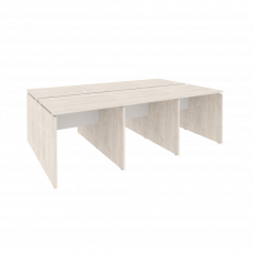 Onix Рабочая станция O.D.RS-6.0.7 Денвер Светлый/Белый Бриллиант 2340*1475*750