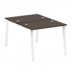 Metal System Рабочая станция на А-образном м/к БА.РАС-СП-2.1 Венге Цаво/Металл Белый 1000*1475*750
