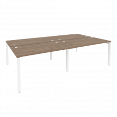 Onix Рабочая станция на П-образном м/к O.MP-D.RS-4.3.8 Дуб Аризона/Металл Белый 2760*1635*750