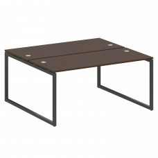 Metal System Quattro Рабочая станция на О-образном м/к 40БО.РАС-СП-2.4 Венге Цаво/Металл Антрацит 16