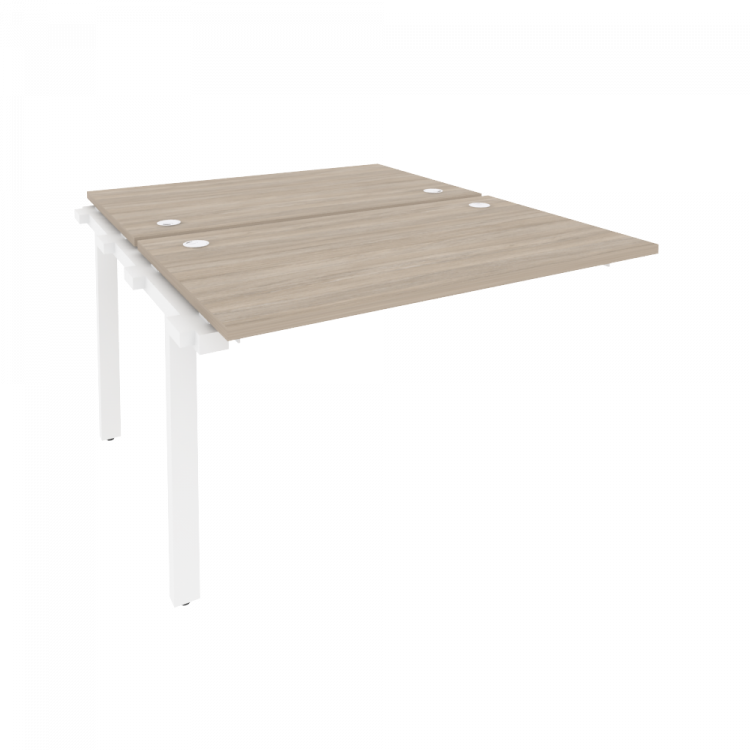 Onix Наборный элемент рабочей станции на м/к O.M-2.NRS-2.7 Дуб Аттик/Металл Белый 1180*1475*750