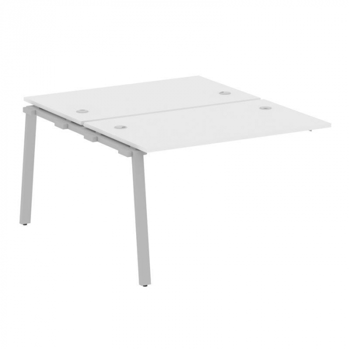 Метал Систем Проходной элемент рабочей станции на А-образном м/к БА.ПРС-СП-2.2 Белый/Металл Серый 12