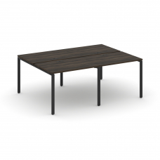 Concept Рабочая станция на 4 места CN.DRS-005 Дуб Мали/Металл Черный 1960*1480*750