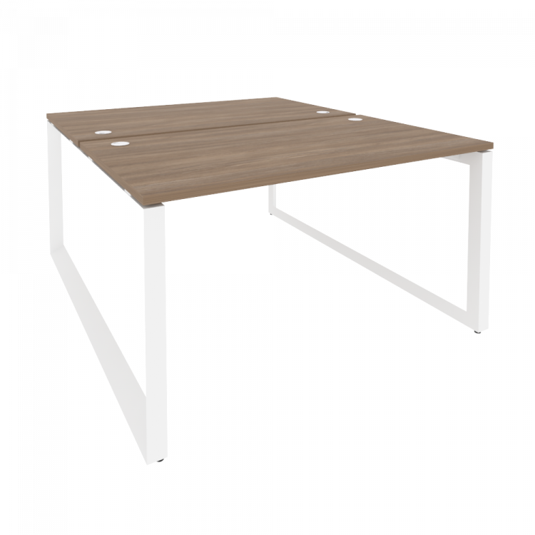 Onix Рабочая станция на О-образном м/к O.MO-D.RS-2.3.8 Дуб Аризона/Металл Белый 1380*1635*750