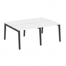 Onix Wood Рабочая станция OW.D.RS-4.1.7 Белый Бриллиант/Дуб Темный/Металл Антрацит 1960*1475*750