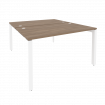 Onix Рабочая станция на П-образном м/к O.MP-D.RS-2.3.8 Дуб Аризона/Металл Белый 1380*1635*750