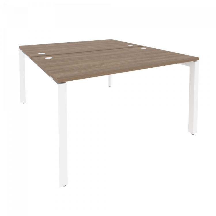 Onix Рабочая станция на П-образном м/к O.MP-D.RS-2.3.8 Дуб Аризона/Металл Белый 1380*1635*750