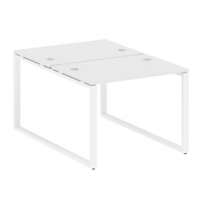 Metal System Рабочая станция на О-образном м/к БО.РАС-СП-2.1 Белый/Металл Белый 1000*1475*750