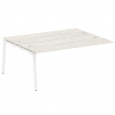 Metal System Проходной элемент рабочей станции на А-образном м/к БА.ПРС-СП-2.5 Дуб Наварра/Металл Бе