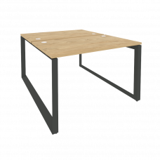 Onix Рабочая станция на О-образном м/к O.MO-D.RS-2.2.7 Тиквуд Светлый/Металл Антрацит 1180*1475*750