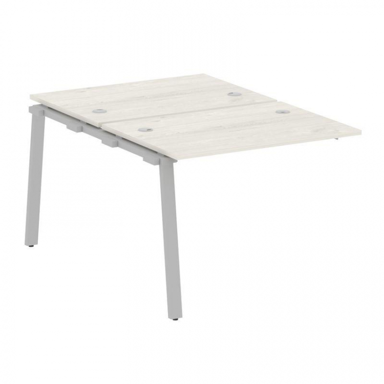 Metal System Проходной элемент рабочей станции на А-образном м/к БА.ПРС-СП-2.1 Дуб Наварра/Металл Се