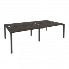 Onix Рабочая станция на П-образном м/к O.MP-D.RS-4.3.7 Дуб Мали/Металл Антрацит 2760*1475*750