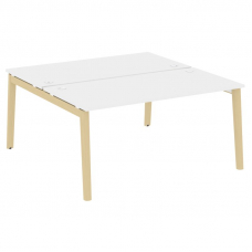 Onix Wood Рабочая станция OW.D.RS-2.4.8 Белый Бриллиант/Дуб Светлый/Металл Белый 1580*1635*750