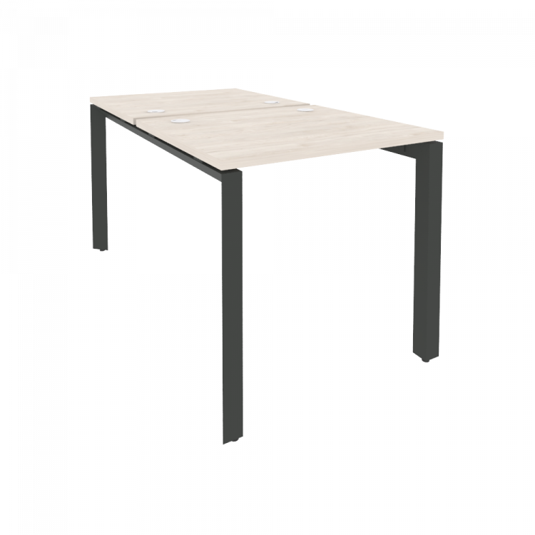 Onix Рабочая станция на П-образном м/к O.MP-D.RS-2.0.7 Денвер Светлый/Металл Антрацит 780*1475*750