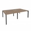 Onix Рабочая станция на П-образном м/к O.MP-D.RS-4.2.7 Дуб Аризона/Металл Антрацит 2360*1475*750