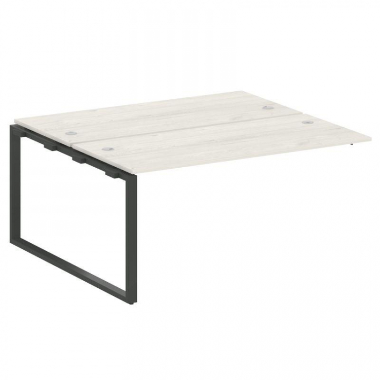 Metal System Проходной элемент рабочей станции на О-образном м/к БО.ПРС-СП-2.4 Дуб Наварра/Металл Ан