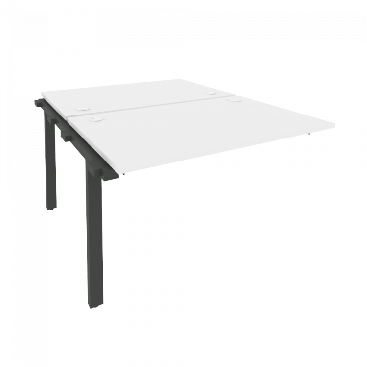 Onix Наборный элемент рабочей станции на м/к O.M-2.NRS-2.8 Белый Бриллиант/Металл Антрацит 1180*1635