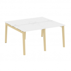 Onix Wood Рабочая станция OW.D.RS-4.0.7 Белый Бриллиант/Дуб Светлый/Металл Белый 1560*1475*750